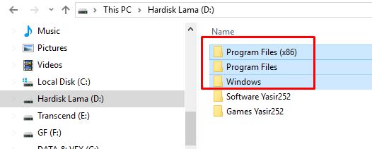 Eski bir sabit diskteki Windows klasörleri ve program dosyaları nasıl silinir