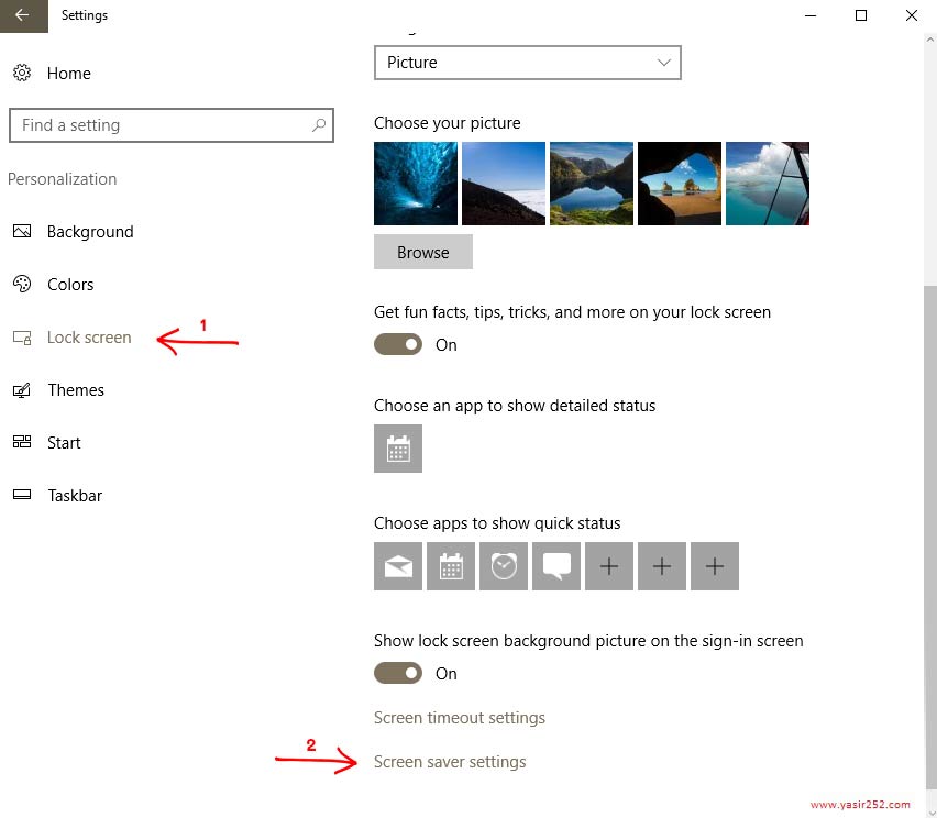 Windows 10'a Ekran Koruyucu Nasıl Kurulur
