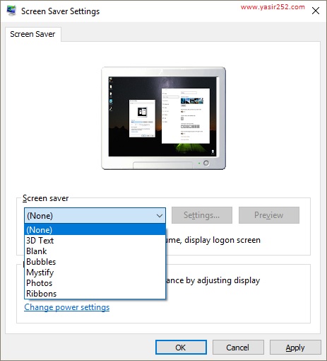 Windows 10 Ekran Koruyucu Nasıl Değiştirilir