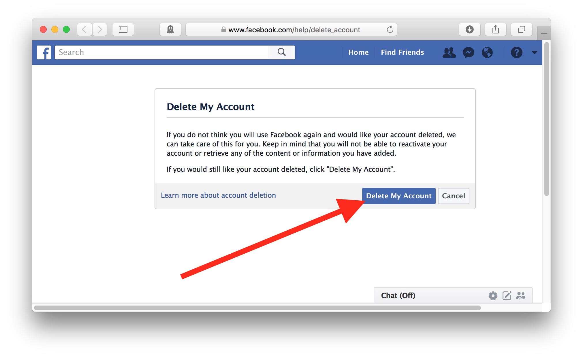 Yasir252'nin Facebook Hesabı Nasıl Silinir?