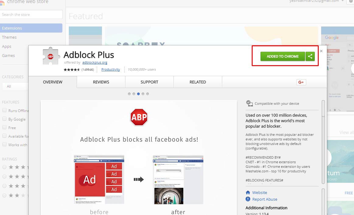 Google Chrome'daki Reklamlar Nasıl Kaldırılır Yasir252