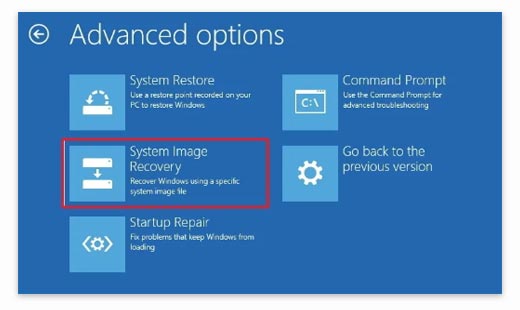 Windows 10 sistem görüntüsü kurtarma