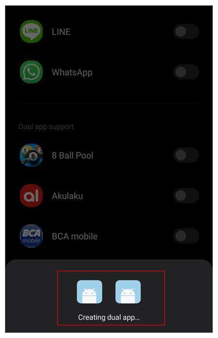 MIUI'da İkili Uygulama Süreci
