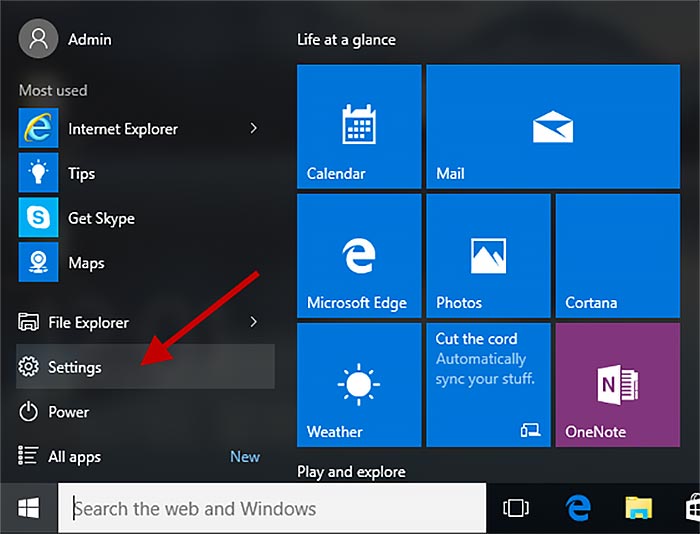 Windows 10 Karanlık Modu