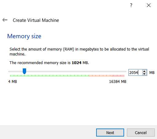 VirtualBox'ta sanal makine RAM boyutunu ayarlayın