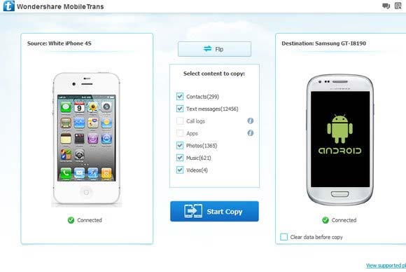 Wondershare Mobiletrans'ı Tam İndirin