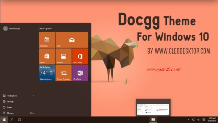 En İyi Temalar Windows 10 DocGG Teması