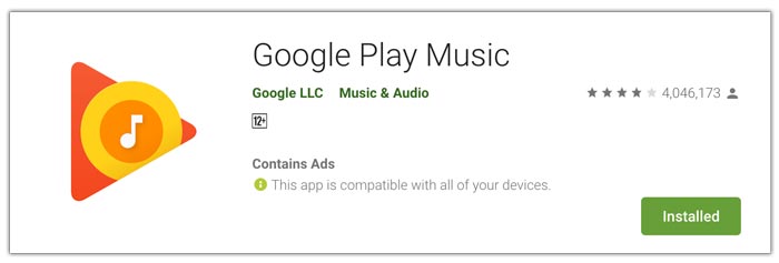 Google Play Müzik En İyi Müzik Yayınlayıcı Uygulaması