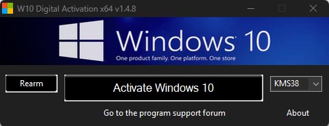 W10 Dijital Aktivasyon Windows Aktivatörü Ücretsiz İndirin