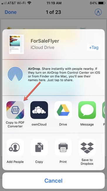 PDF Dönüştürücü iOS iPhone iPad uygulaması