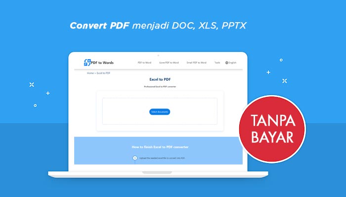 PDF'yi Ücretsiz olarak Doc XLS PPT'ye dönüştürün
