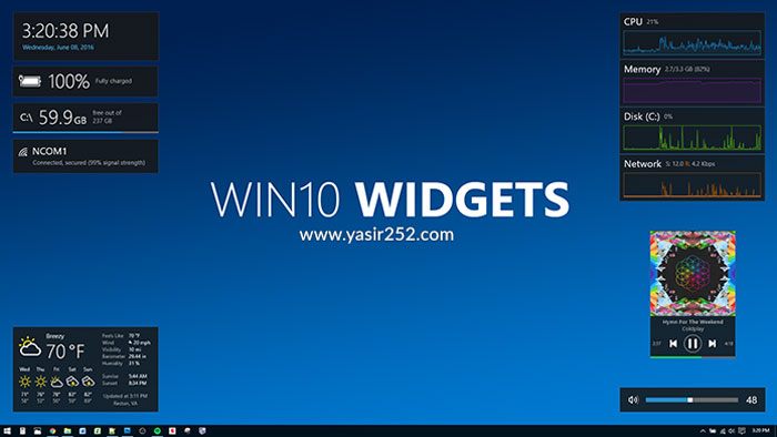 Rainmeter Windows 10'u indirin