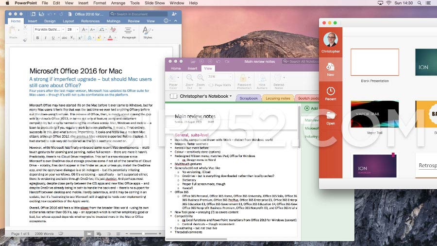 Mac için Microsoft Office ücretsiz
