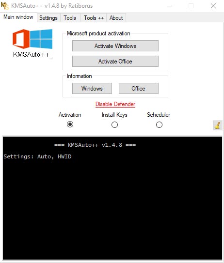 KMSAuto Windows Aktivatörü