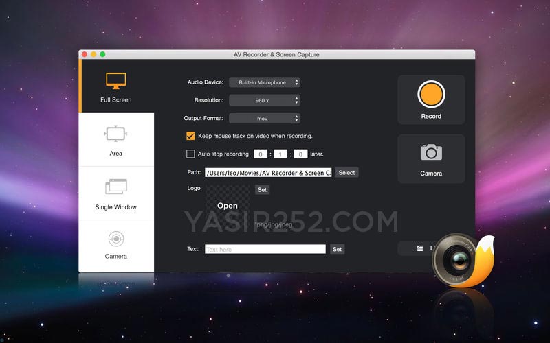 Ekran Kaydedici Mac Ücretsiz İndir Tam Sürüm Yasir252