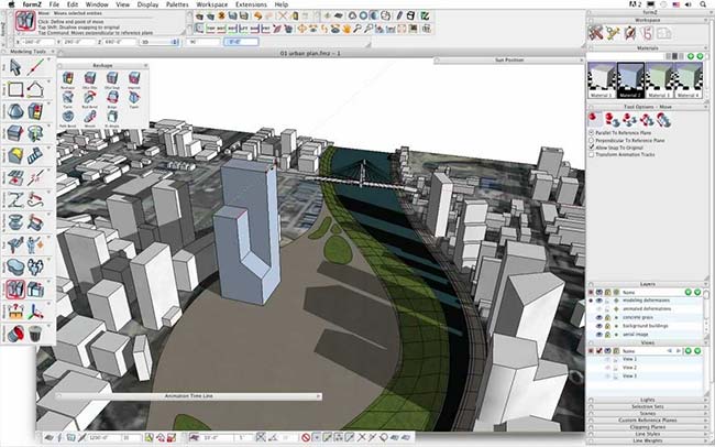 FormZ 3D Tasarım Uygulaması CAD MacOSX Ücretsiz