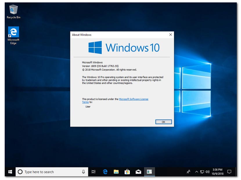 En Son Windows 10 Pro Redstone 5 ISO'yu İndirin