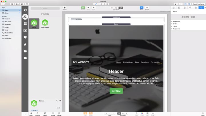 RapidWeaver Mac Ücretsiz İndir Web Tasarımcısı