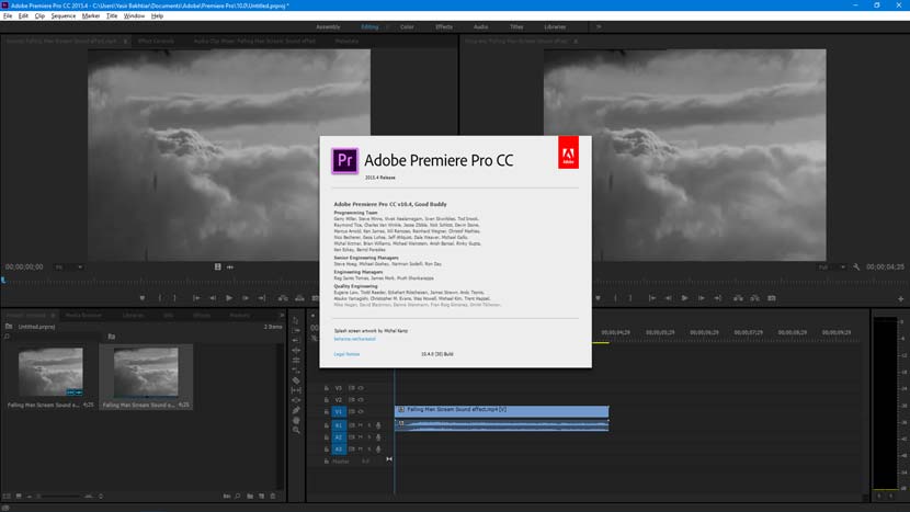 En Son Adobe Premiere Pro CC 2015 Tam Crack 64 Bit
