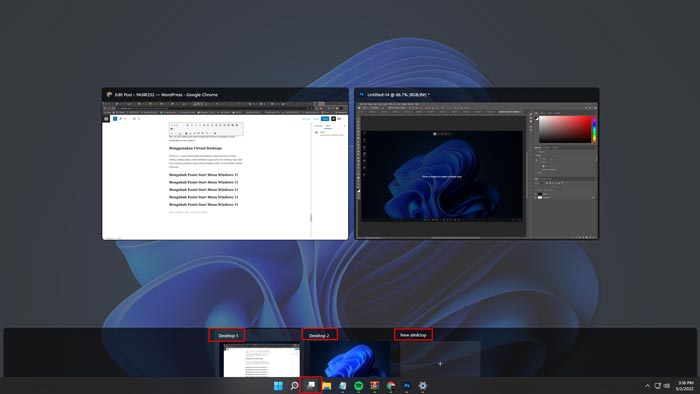 Windows 11 Sanal Masaüstü Nasıl Oluşturulur