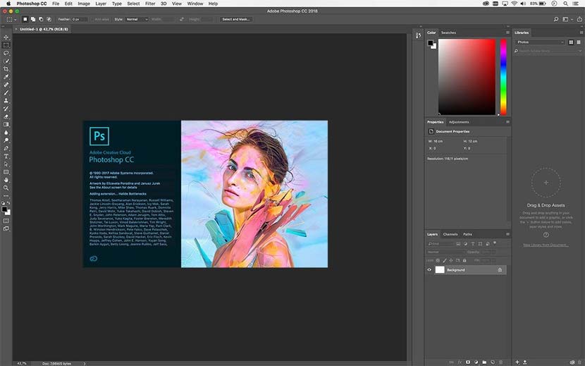 Mac için Adobe Photoshop CC 2018 Crackli Tam Sürümü Ücretsiz İndirin