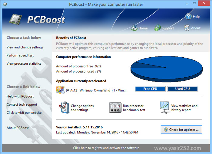 PGWare PCBoost Kullanıcı Arayüzü