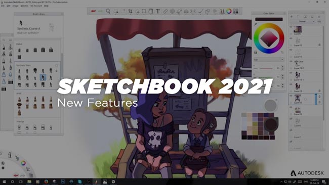 Sketchbook Pro 2021 Tam Yazılımı İndirin