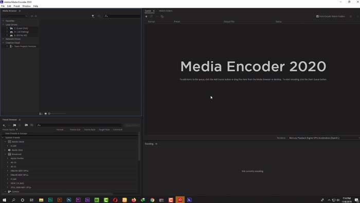 Adobe Media Encoder 2020 Ücretsiz indirin