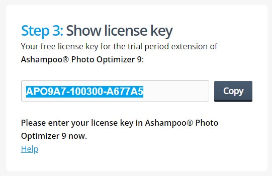 Ashampoo Photo Optimizer Etkinleştirme Anahtarı Seri Tam Sürüm