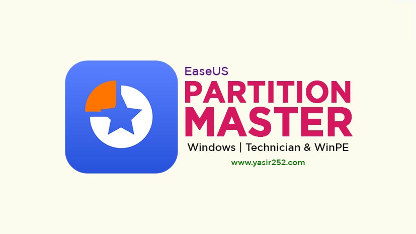 EASEUS Partition Master 18.0 Teknisyeni ve WinPE
