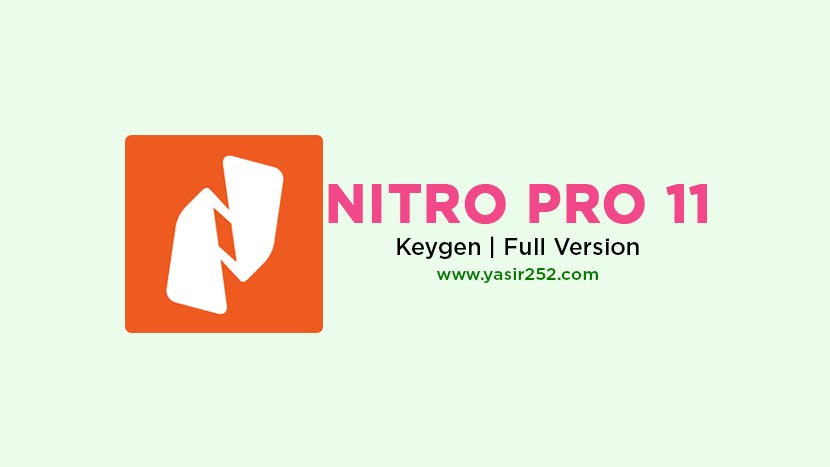 Nitro Pro v11.0.8 Finali (PDF Düzenleyici)