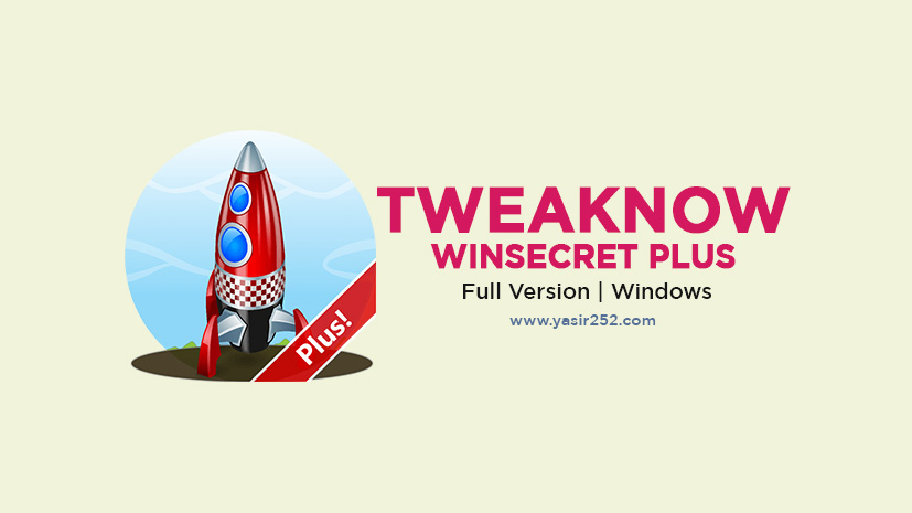TweakNow WinSecret Plus 5.2.1 Tam Sürüm