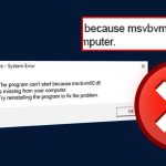 Windows’ta Msvbvm50.dll Eksik Hatası Nasıl Düzeltilir