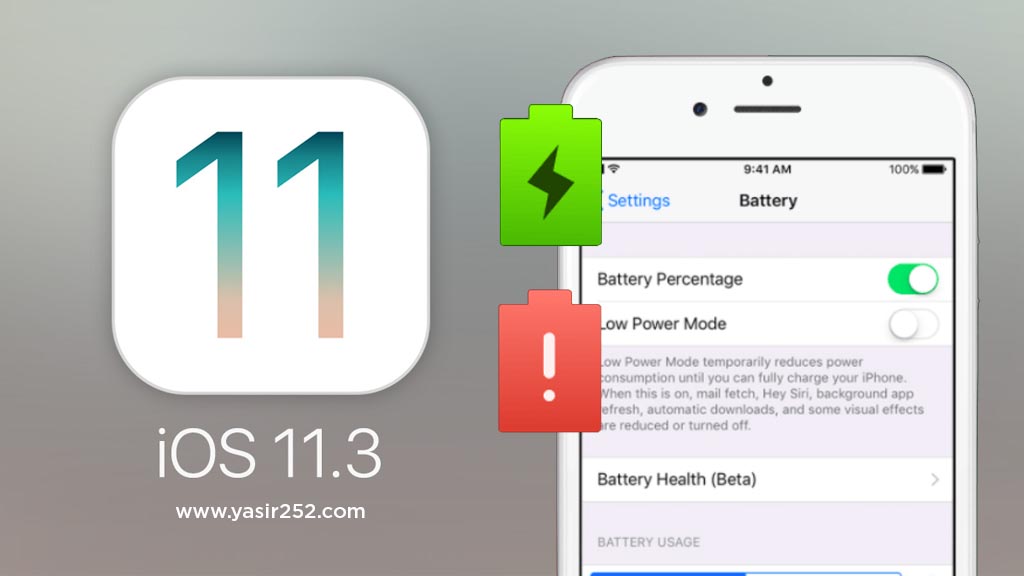 iOS 11.3 iPhone Pil Durumunu Kontrol Etmek İçin En Son Özellikler!