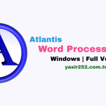 Atlantis Word Processor Tam Sürümü İndir