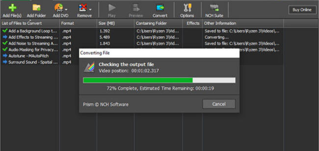 NCH Prism Plus 2 ücretsiz indir