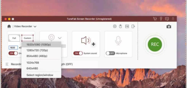 TuneFab Screen Recorder tam indirme