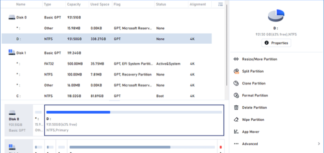 AOMEI Partition Assistant