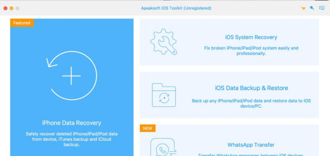 Apeaksoft iOS Toolkit