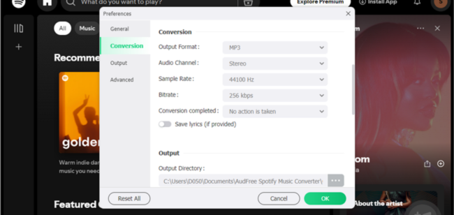 AudFree Spotify Music Converter (1)