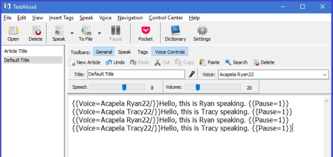 NextUp TextAloud