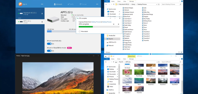 Paragon APFS for Windows