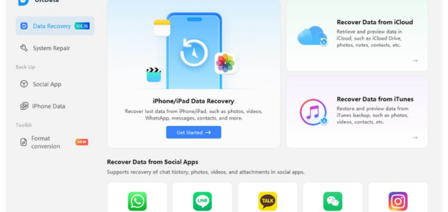 Tenorshare UltData Line Recovery