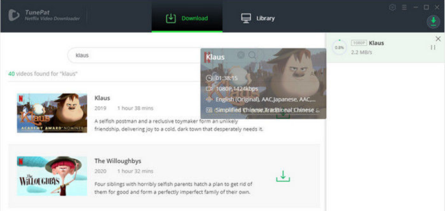 TunePat Netflix Video Downloader