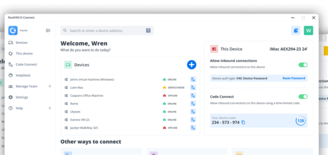 VNC Connect Enterprise