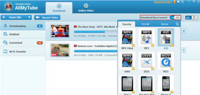 Wondershare AllMyTube (2)